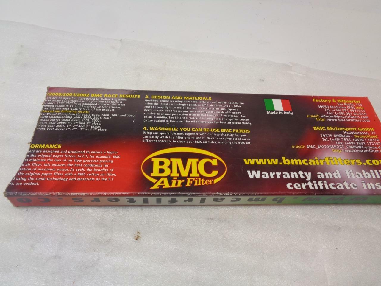 1 NEW FABSPEED BMC F1 REPLACEMENT AIR FILTER FOR 2006-2012 FERRARI 599 R11