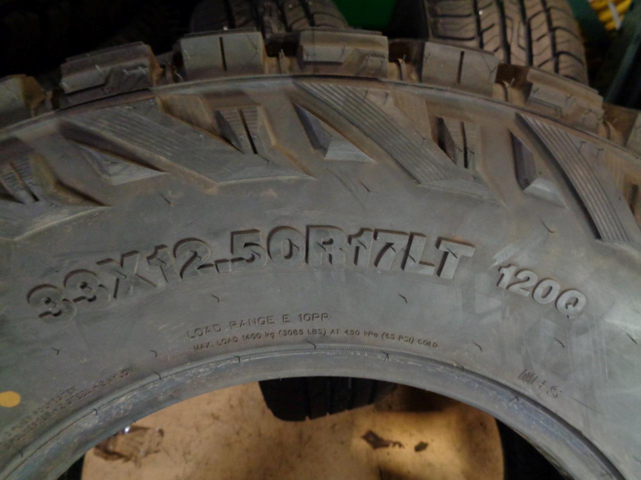 PREDATOR NEW MUTANT X-RT LT 33 12.5 17 120Q LRE 10PLY TIRE PRXRT05 SU16