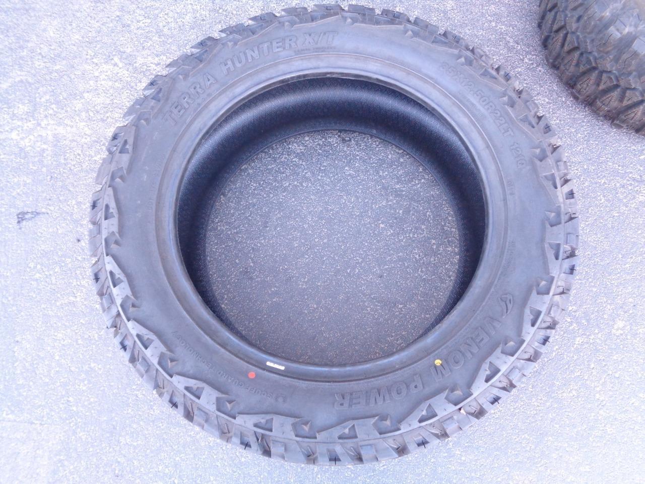 2 VENOM POWER TERRA HUNTER XT LT 35 12.50 22 121Q LRF 12PLY TIRES TVPXT11 SU7