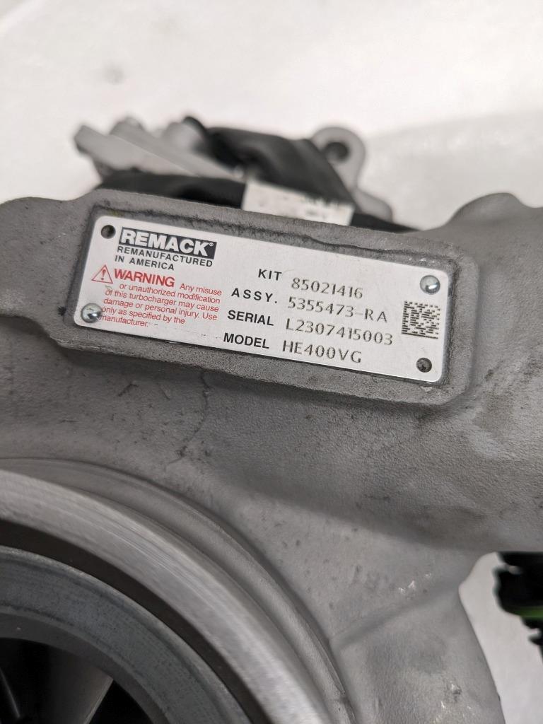 #2 HOLSET MACK REMANUFACTURED TURBOCHARGER HE400VG FOR VOLVO REMAN E2
