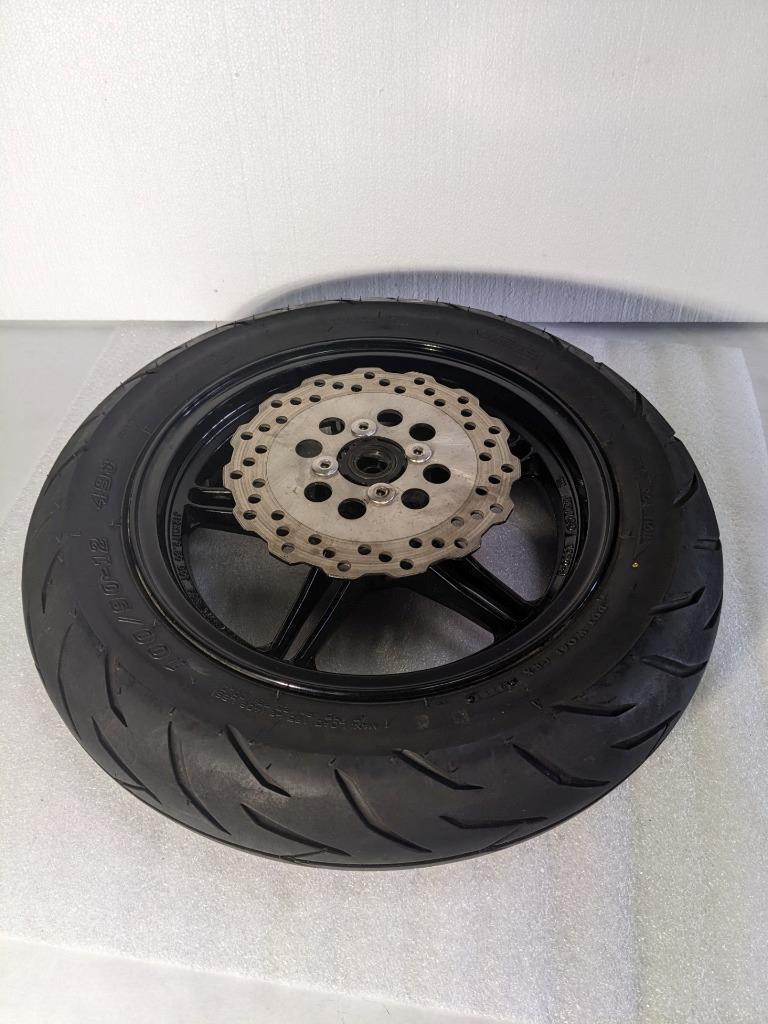 KAWASAKI F-0633 FRONT WHEEL 12XMT2.5 & 100/90-12 49J TIRE FOR Z125 PRO NEW KSLR
