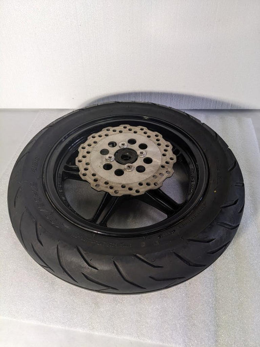 KAWASAKI F-0633 FRONT WHEEL 12XMT2.5 & 100/90-12 49J TIRE FOR Z125 PRO NEW KSLR