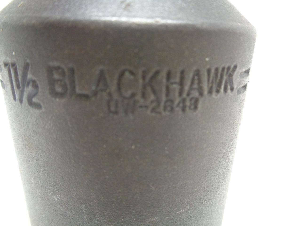 NEW BLACKHAWK 1 1/2" DEEP IMPACT 6-POINT SOCKET UW-2648 R22