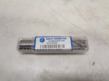 NEW QUALITY CARBIDE TOOL 404-6250 CARBIDE END MILL 5/8"x1-1/4" 4 FLUTE R22T6BM
