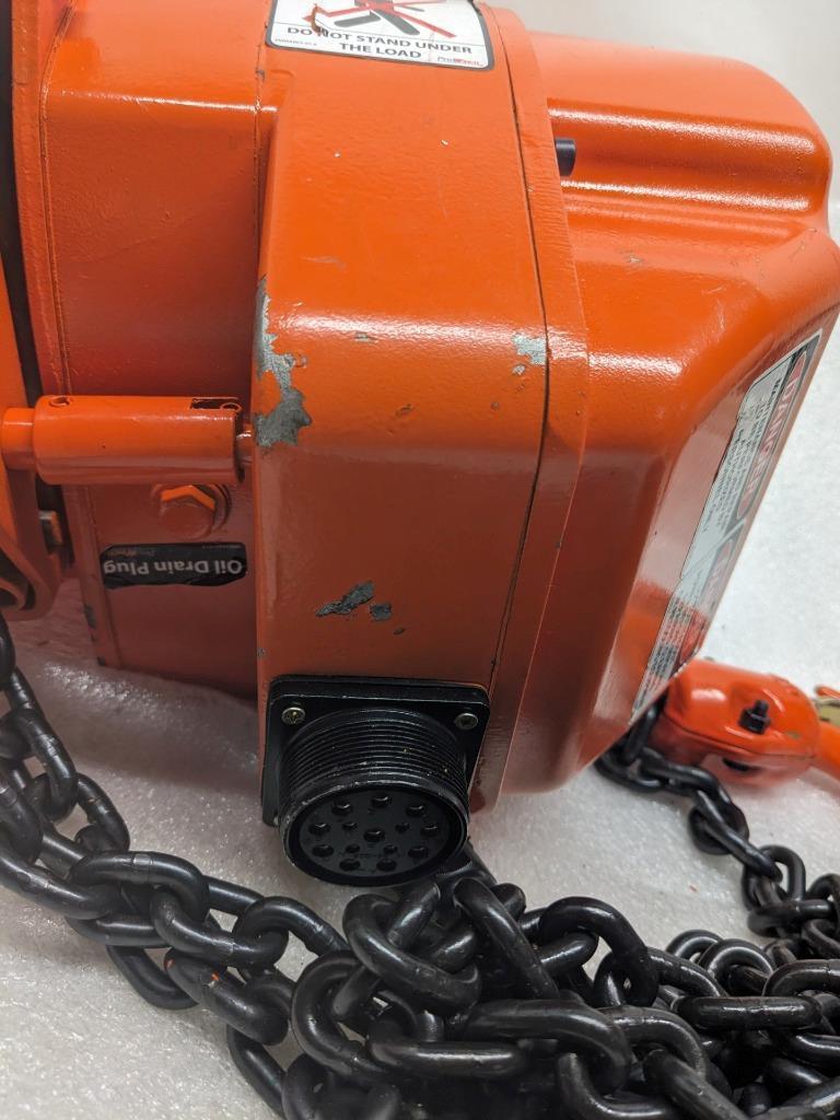 PROWINCH PWR05i 1/2 TON ELECTRIC CHAIN HOIST 2 SPEED 20FT G100 CHAIN NEW BSR3.1