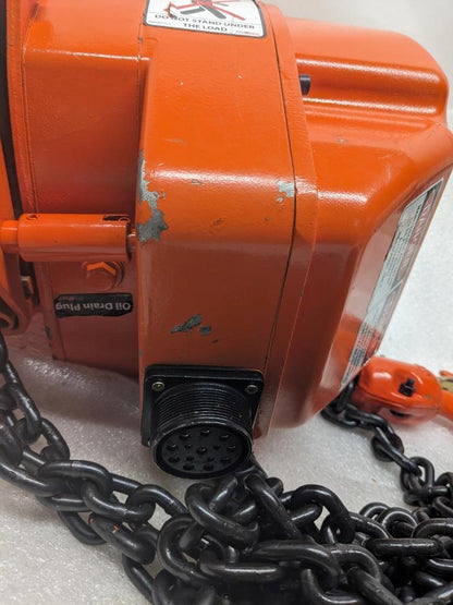 PROWINCH PWR05i 1/2 TON ELECTRIC CHAIN HOIST 2 SPEED 20FT G100 CHAIN NEW BSR3.1