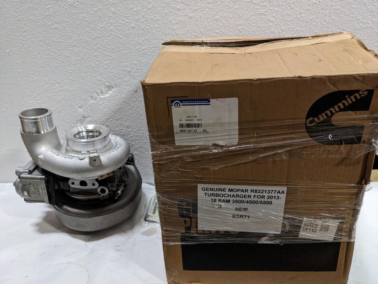GENUINE MOPAR R8321377AA TURBOCHARGER FOR 2013-18 RAM 3500/4500/5500 NEW BSRT1