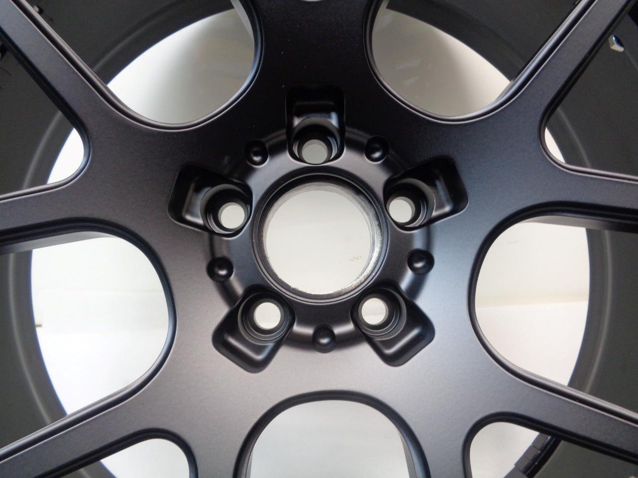 STRASSE SM5 DEEP CONCAVE MULTI RIVET STYLE 21x10 5x112 ET20 BLACK WHEEL WR