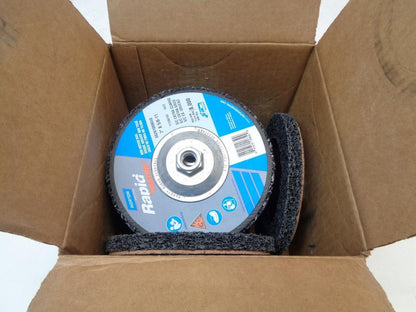 10ct NORTON 66261009650 RAPID STRIP 7x5/8-11" TYPE 27 SILICON CARBIDE DISC R7