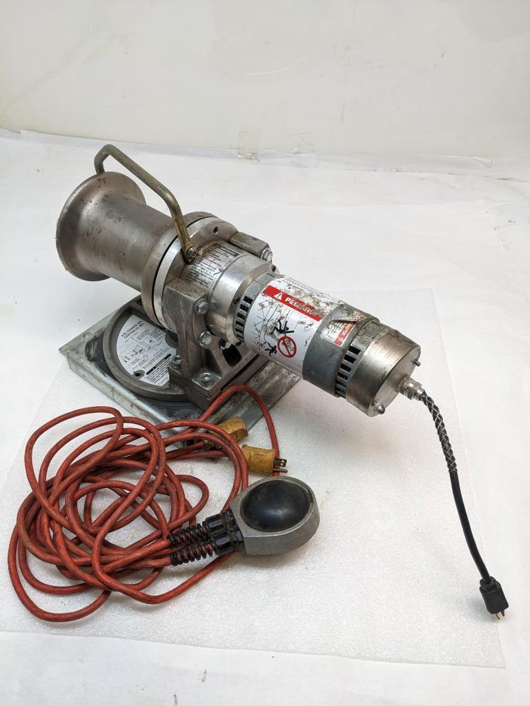 AB CHANCE C308-1170 CAPSTAN HOIST 1000 LB CAPACITY WITH SWIVEL BASE 115V USED H1