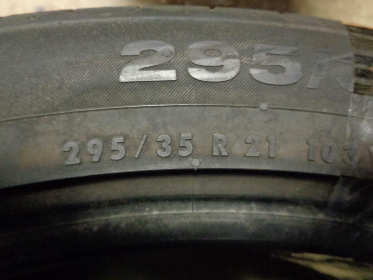 1 USED CONTINENTAL CONTISPORTCONTACT 5P (N0) 295 35 21 103Y 3/32" TIRE 354228000