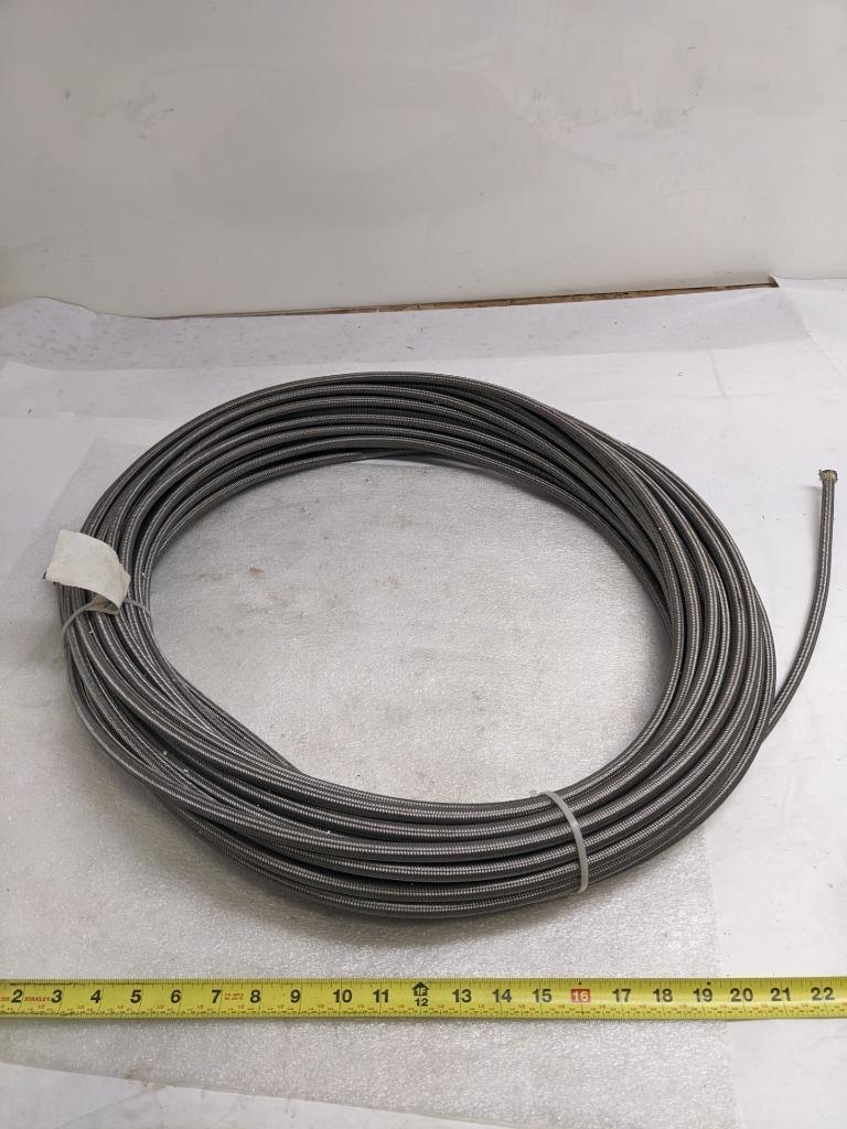 DANFOSS SC-6 EVERFLEX SS 304 TEFLON HOSE 168.5' OAL 0.31" ID 0.46" OD NEW R5