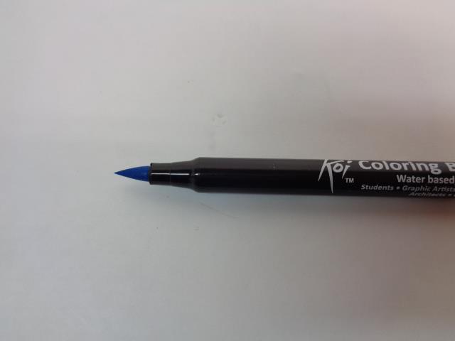 NEW SAKURA KOI BRUSH PEN AQCUA BLUE 39332 XBR#137 12 PACK R28