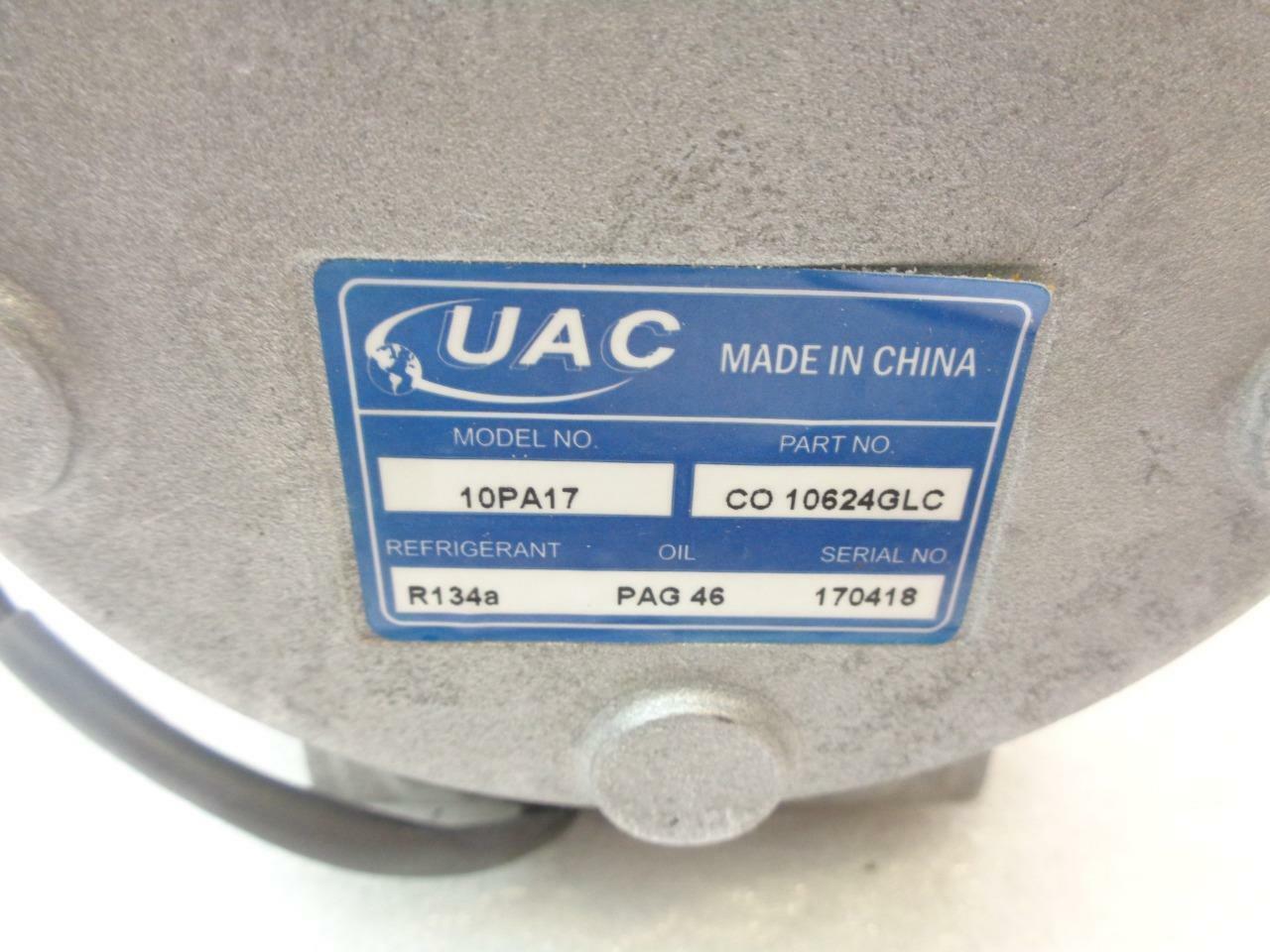 NEW UAC CO 10624GLC AC COMPRESSOR 1987-2001 TOYOTA CAMRY R2