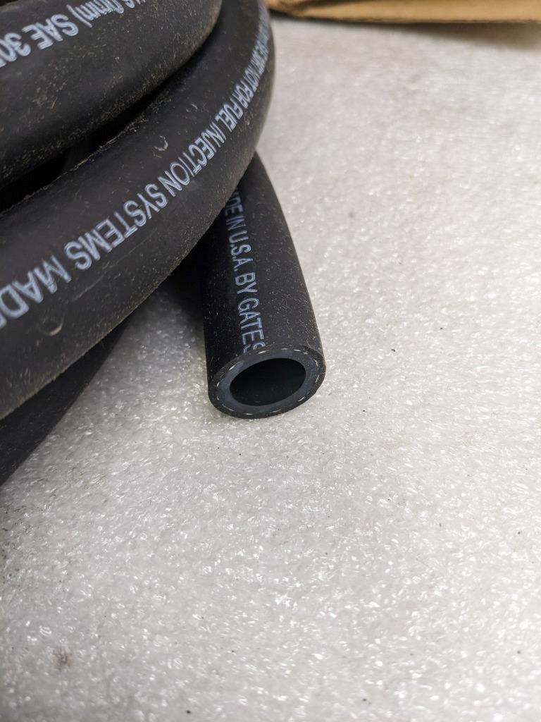 GATES 27008 SAFETY STRIPE FUEL LINE HOSE 25' OAL 5/8" ID NITRILE RUBBER NEW R15