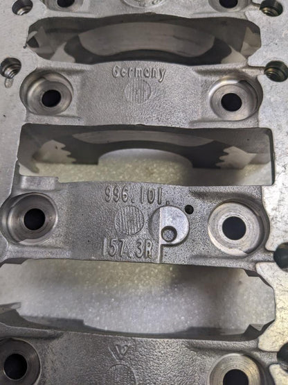 PORSCHE 9961011583R 9961011573R CRANKSHAFT CASE FOR 03 BOXSTER 986 2.7L USED 12