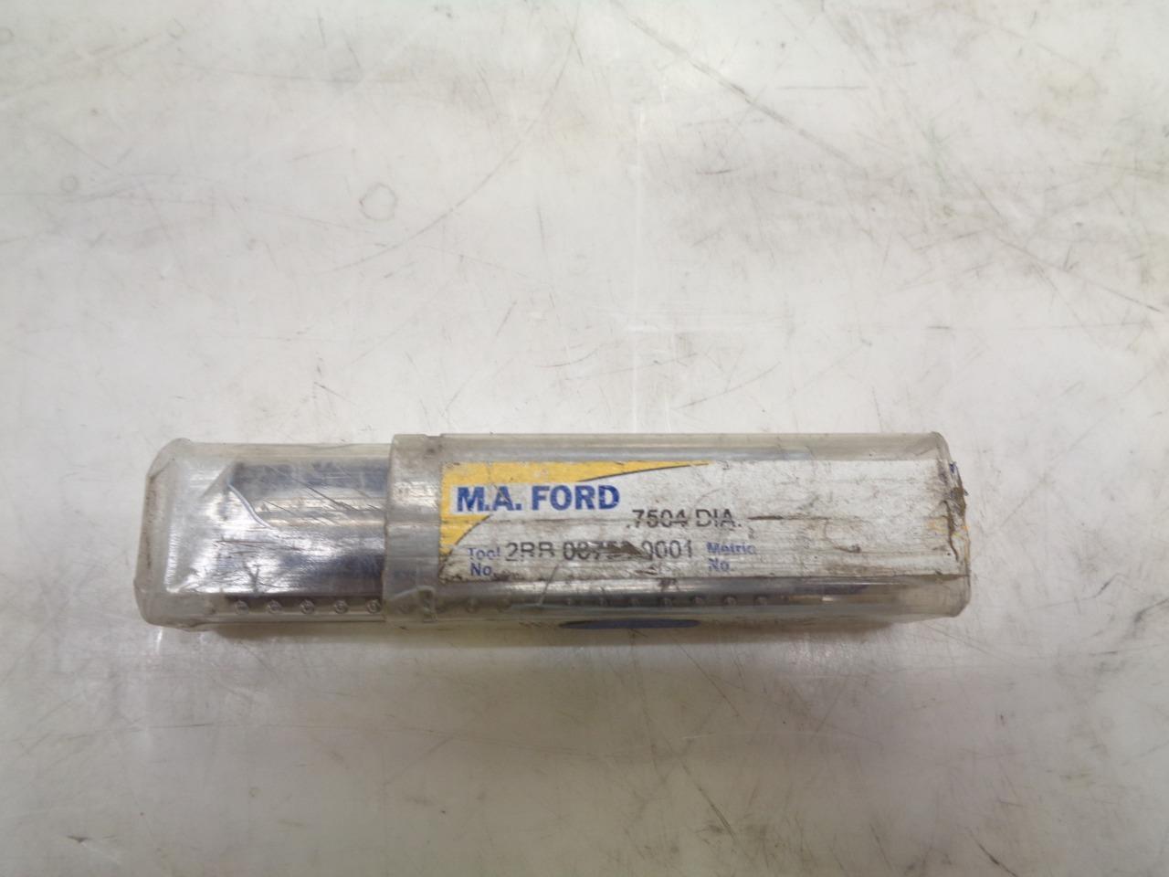 NEW MA FORD 2RB 00750 0001 CARBIDE END DRILL 3/4"x1" 2 FLUTE R22T6BG