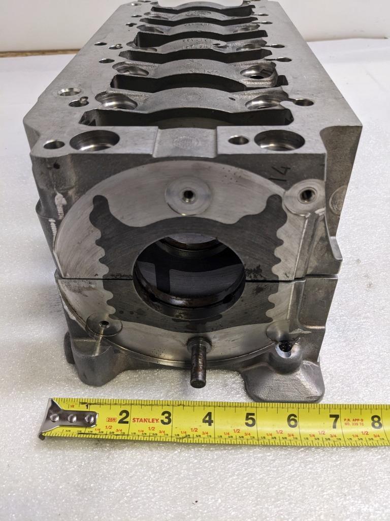 PORSCHE 9961011583R 9961011573R CRANKSHAFT CASE FOR 03 BOXSTER 986 2.7L USED 12