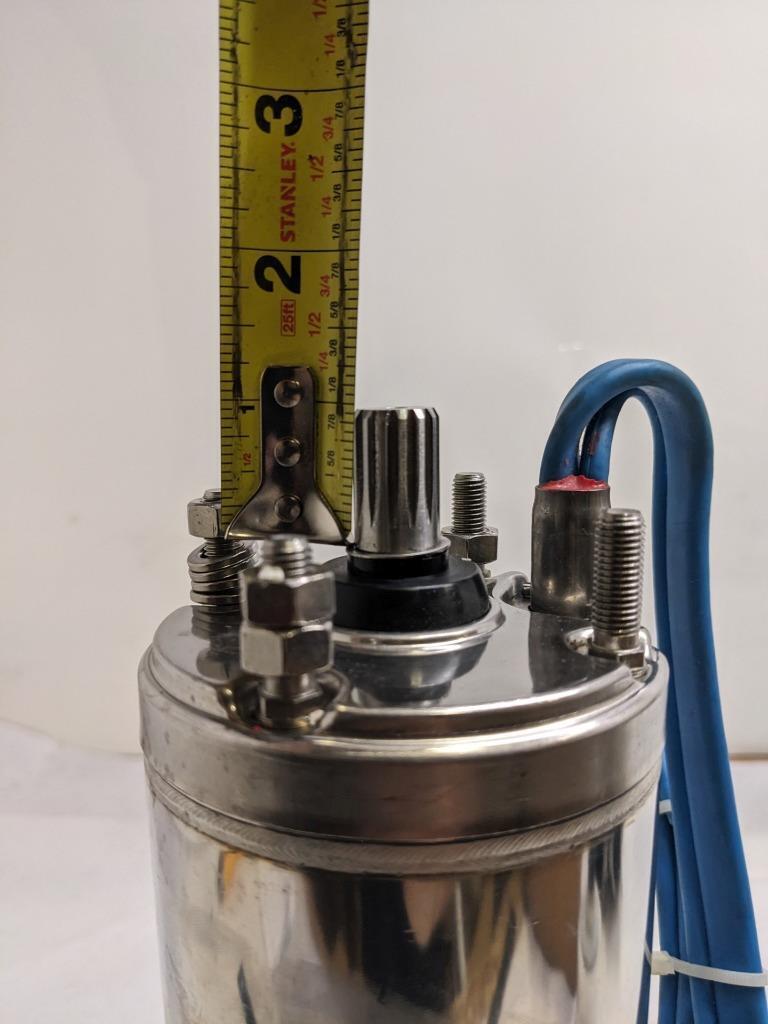 PENTAIR SUBMERSIBLE 4" MOTOR 3-WIRE 2HP 1-PHASE 230V 60HZ NEW H1