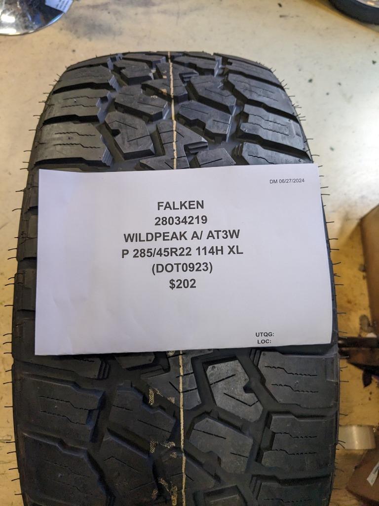 FALKEN WILDPEAK A/T AT3W  P 285 45 22 114H XL TIRE 28034219 CQ3