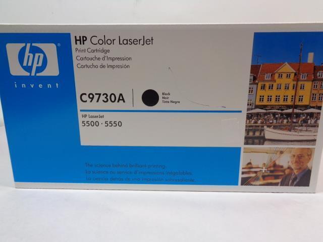 NEW HP LASERJET BLACK TONER CARTRIDGE C9730A FOR COLOR JET 5500 5550 SR