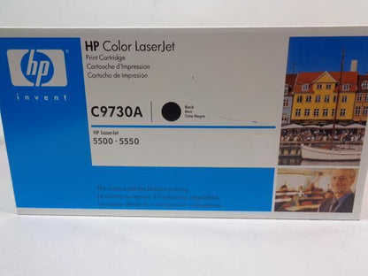 NEW HP LASERJET BLACK TONER CARTRIDGE C9730A FOR COLOR JET 5500 5550 SR