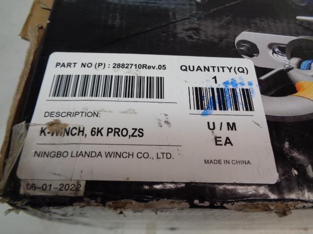 NEW POLARIS RANGER '18-'21 PRO HEAVY DUTY 6000lb WINCH KIT 2882710 R16