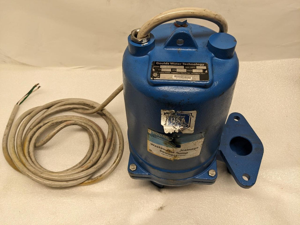 GOULDS WS1512BFH 1.5HP SUBMERSIBLE SEWAGE PUMP SINGLE PHASE 230V NEW  B1B2
