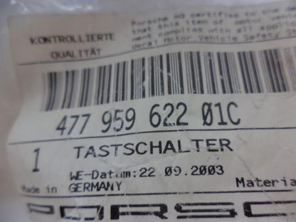 NEW PORSCHE LEFT WINDOW SWITCH 477 959 622 01C R20T5