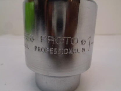 1 NEW STANLEY PROTO 3/4 INCH DRIVE 1-3/4 INCH 12 POINT SOCKET 5556 R22