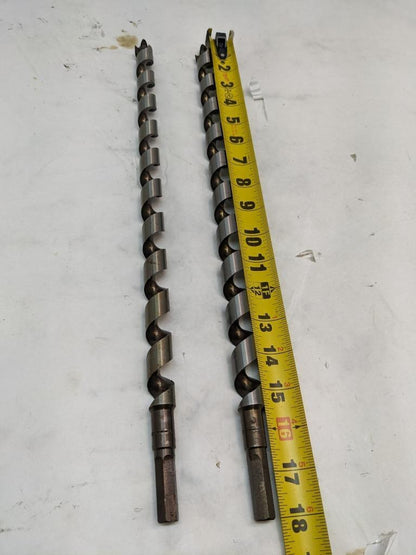 2 GREENLEE NAIL EATER DRILL BITS 66PT-3/4 18 INCHES 457MM 3/4 19MM NEW D0