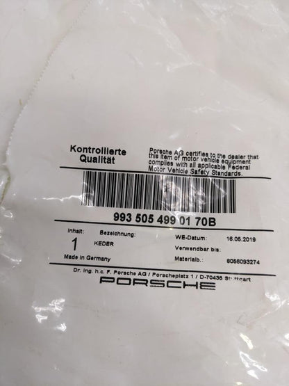 PORSCHE 9935054990170B FRONT BUMPER BLACK PIPING FOR 95-98 911 993 NEW PGB2TB