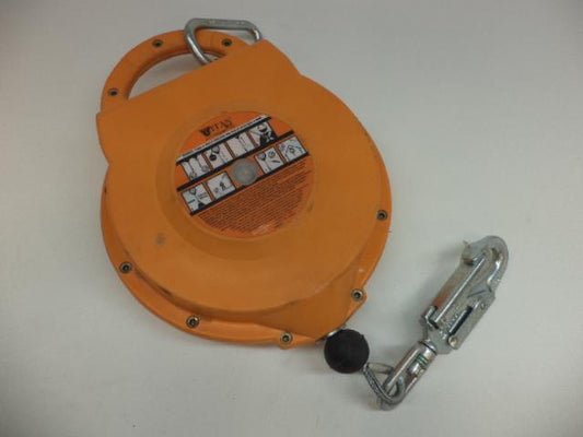 NEW MILLER TITAN SELF RETRACTING LIFELINE 50FT 3/16" GALVANIZED STEEL TR50/50FT