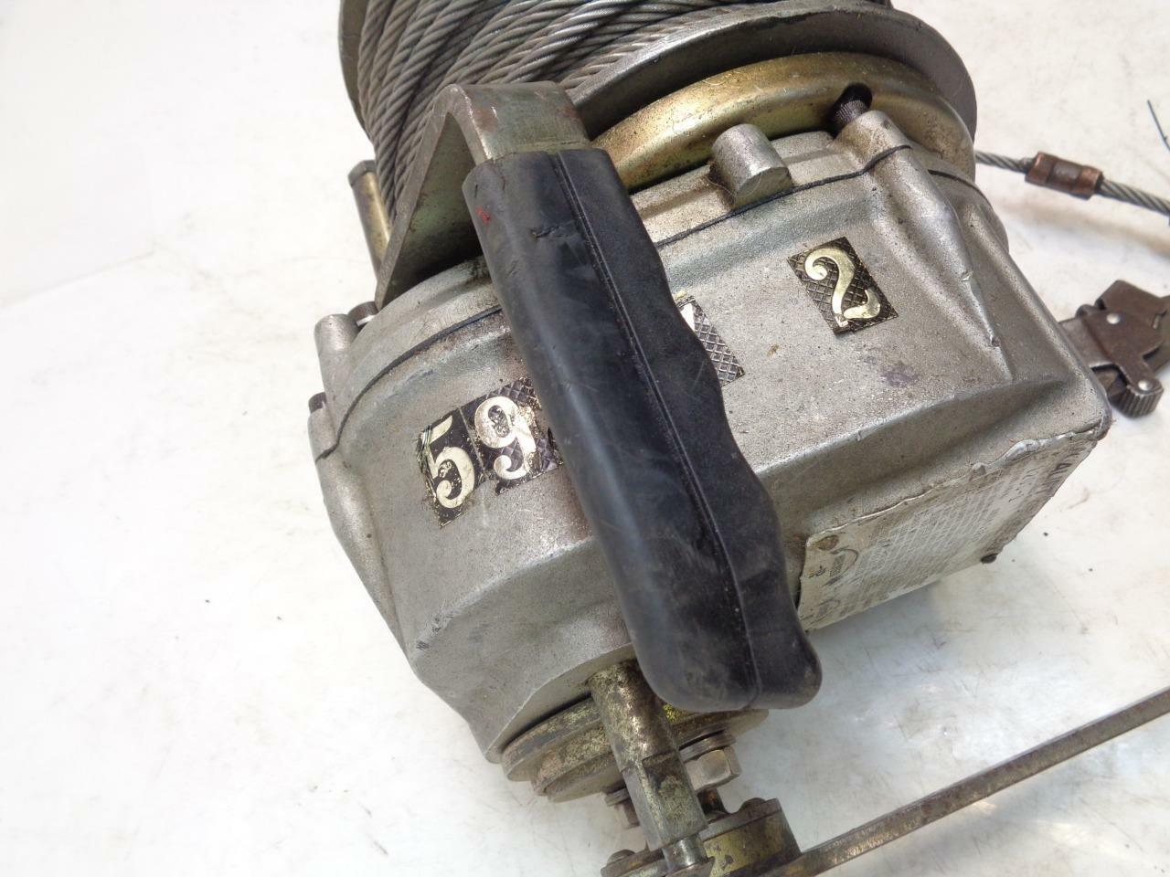 USED SALALIFT WINCH L1850-120S-1 STEEL WIRE 140FT S50lbs CAPACITY H1