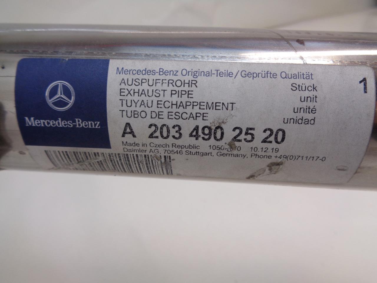 NEW OEM MERCEDES CATALYTIC CONVERTER A-203-490-25-20 BLUE4