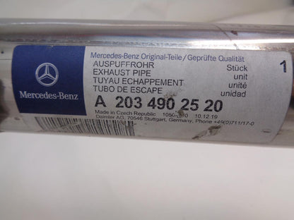 NEW OEM MERCEDES CATALYTIC CONVERTER A-203-490-25-20 BLUE4