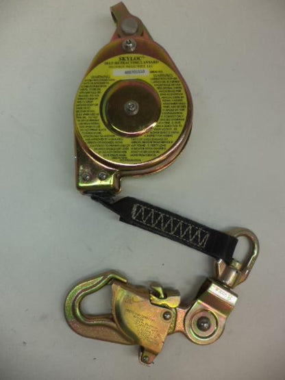 NEW SKYLOC 4007 SELF RETRACTING LANYARD 7FT WORK LENGTH 5000LB MIN. BREAK R28