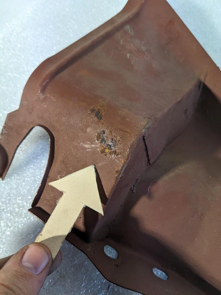 PORSCHE 53906638 RIGHT ENGINE TIN COVER PLATE FOR PORSCHE 356/912 NEW R24T4