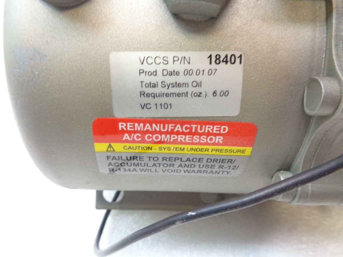 REMAN 4 SEASONS 18401 AC COMPRESSOR (UNKNOWN FITMENT) R2