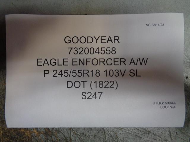 1 GOODYEAR EAGLE ENFORCER AW P 245 55 18 103V SL 732004558 TIRE BQ1