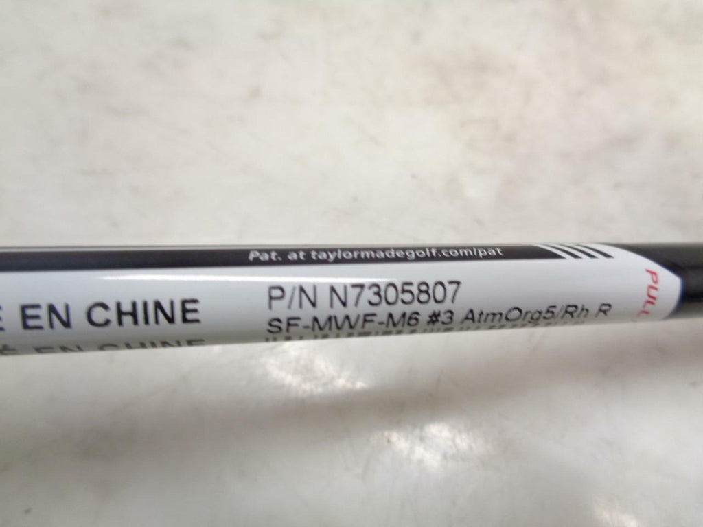 NEW TaylorMade M6 FAIRWAY DW-JJI05 W/ ATMOS 5R-FLEX SHAFT HIGH-MID TRAJECTORY SR