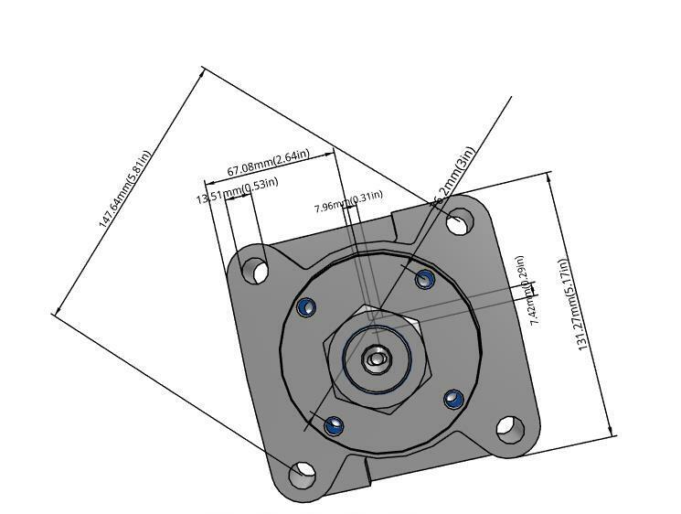 Parker TG Series Hydraulic Motor TG0280LS080AAAA NEW BSRG1