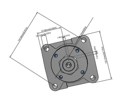 Parker TG Series Hydraulic Motor TG0280LS080AAAA NEW BSRG1
