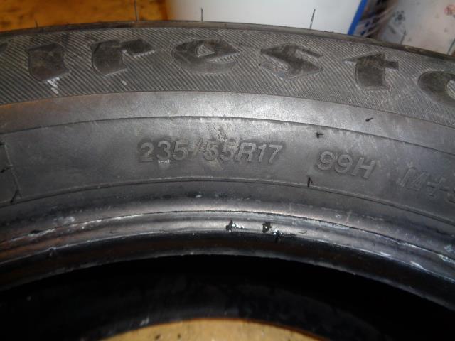 2 FIRESTONE CHAMPION FUEL FIGHTER P 235 55 17 99Y SL ALL SEASON TIRES 015641 CQ2
