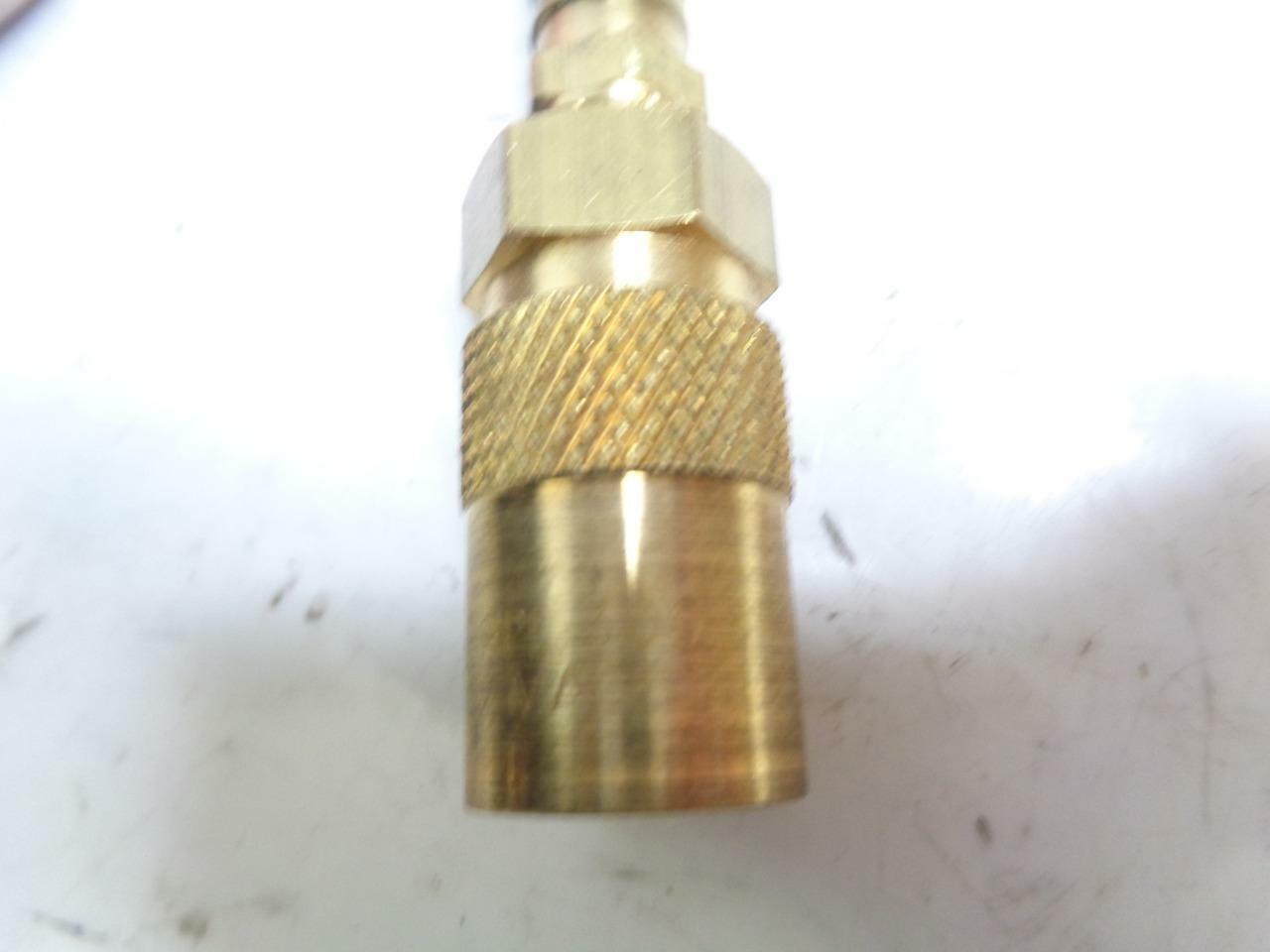 1 NEW PACK OF 8 PARKER PPE 300 SERIES BRASS HOSE QUICK GAS COUPLERS R10TD