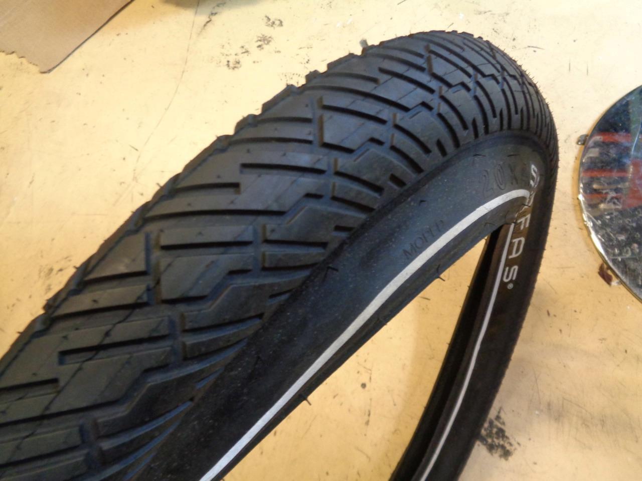 SERFAS VOLTAGE E-BIKE URBAN FPS REFLECTIVE SIDEWALL 20x4.0 E-VLT-20-4.0 BQ3