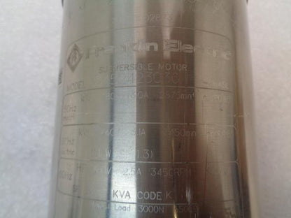 FRANKLIN ELECTRIC SUPER STAINLESS POLLUTION RECOVERY MOTOR 4" 2345242303 J2