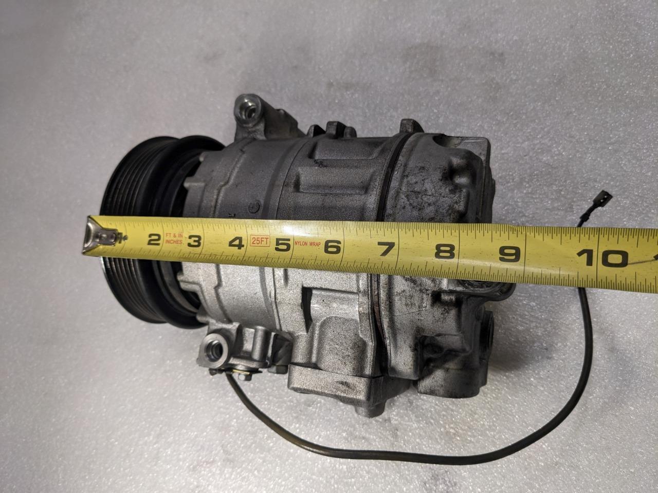 PORSCHE 911 996 BOXSTER DENSO A/C COMPRESSOR W/PIPE 99612601152 USED 996B.G.L.