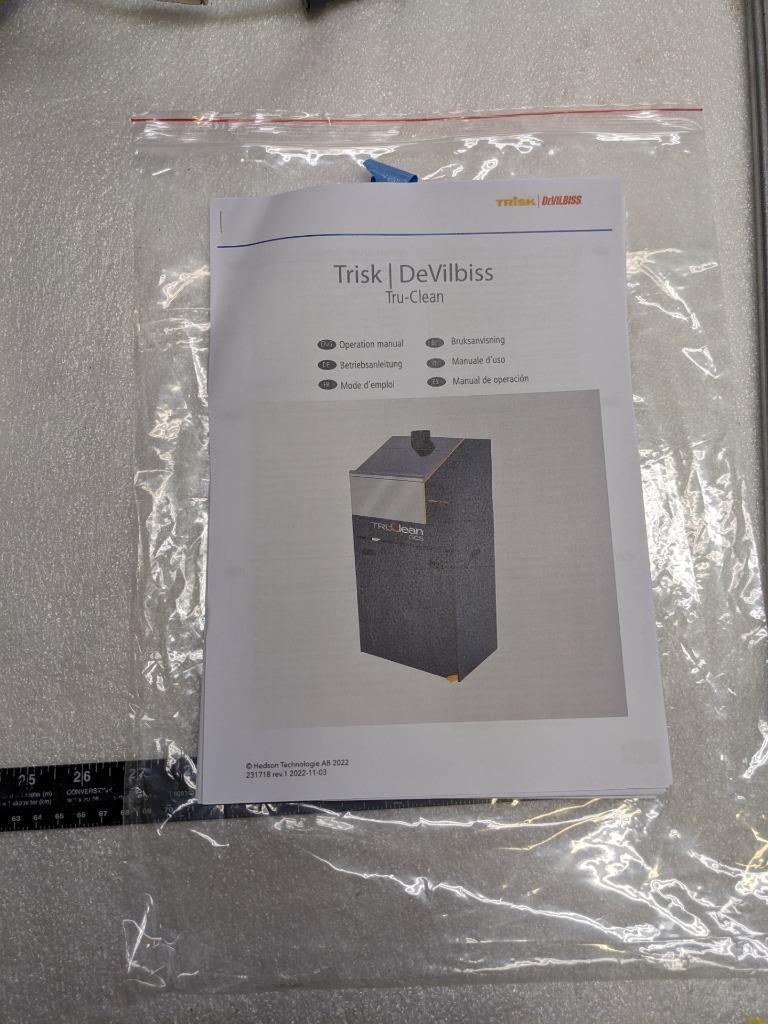 DEVILBISS TC-GC-01 SPRAY GUN CLEANER UNIT NEW B2