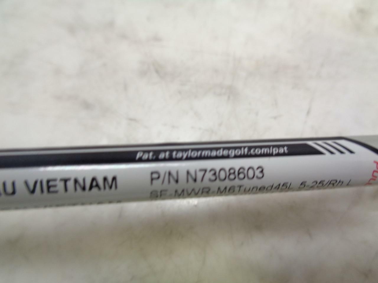 TAYLORMADE LADIES M6 TUNED PERFORMANCE 45 FLEXL 5/25 IRON RIGHT HAND N7308603 SR